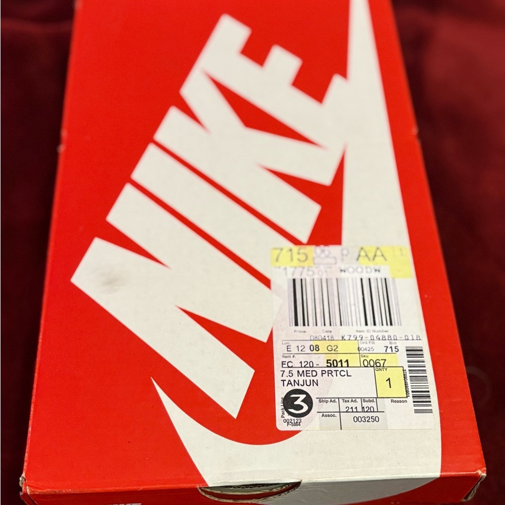 Nike Women's Tanjun shoes with box
